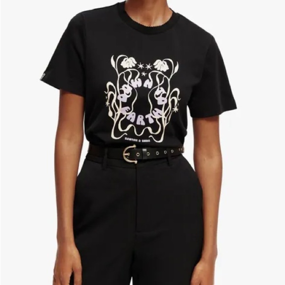 Scotch & Soda Graphic Tee - Size Medium